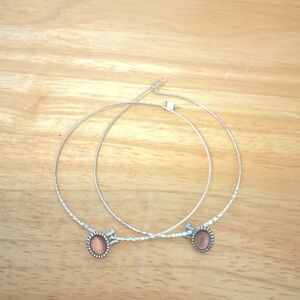 Silver Hoop Earrings
